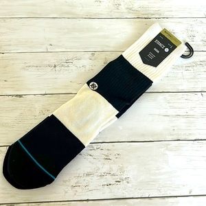 Men’s Stance Socks size L Casual Black & White